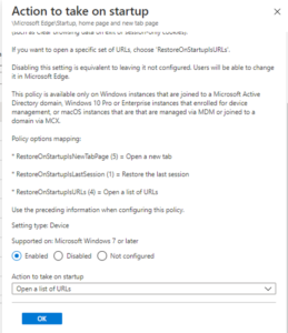 Configure Edge Homepage & Startup Page Using Intune Administrative ...