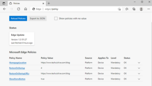 Configure Edge Homepage & Startup Page Using Intune Administrative ...