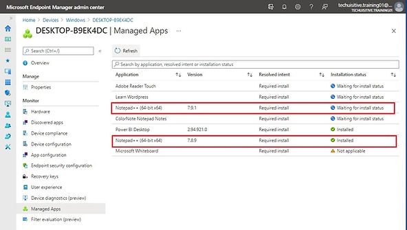 Endpoint Manager - Intune - Win32 App - Validate Deployment