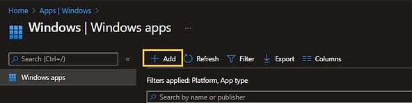 Intune Win32 App | Add
