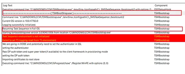 SCCM OSD - Error 0x80072EE7 - smsts.log