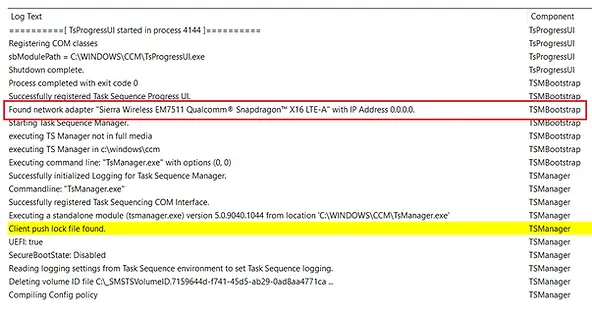SCCM OSD - Error 0x80072EE7 - smsts.log