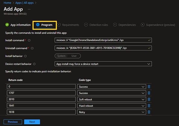 Intune Win32 App | Intune Google chrome deployment