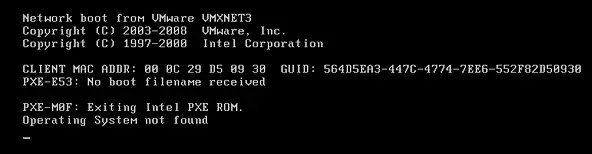 PXE-E53