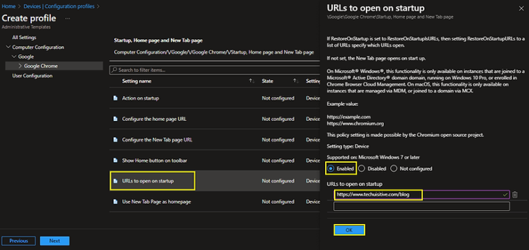 How to Configure Google Chrome settings using Administrative templates ...
