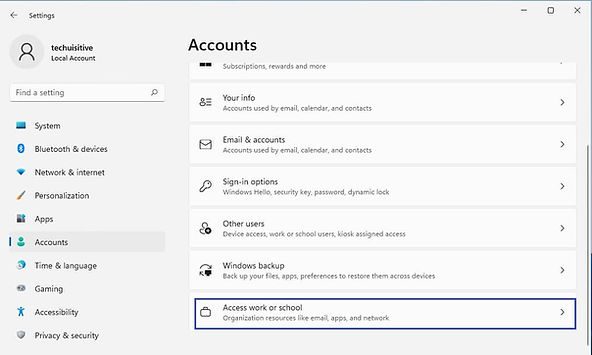 Enroll Windows Device to Intune | Access work or school