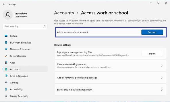 Intune device enrollment