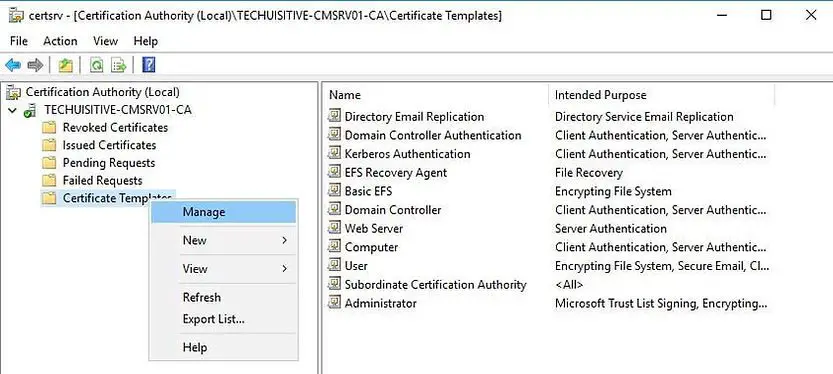 Certificate template