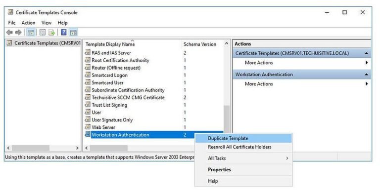 How to Issue & Auto enroll Client Authentication Certificate for SCCM ...