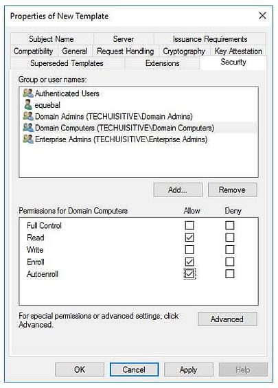 Certificate template