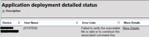 How to Fix SCCM Application Deployment Error 0x87d01106 - Techuisitive