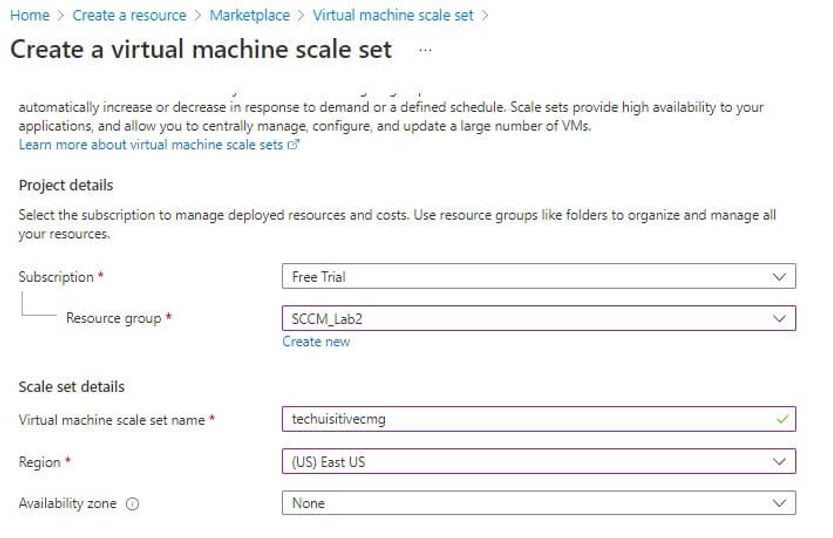 CMG | Virtual machine scale set