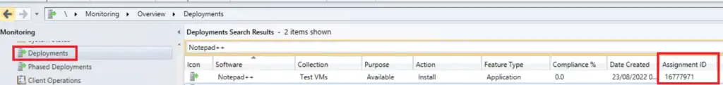 ConfigMgr Deployment | Add a column