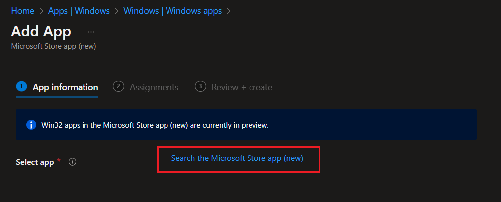 Intune | Microsoft Store Win32 apps