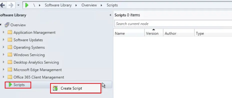 SCCM | Create Script