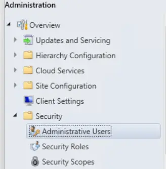 SCCM | Administrative Roles