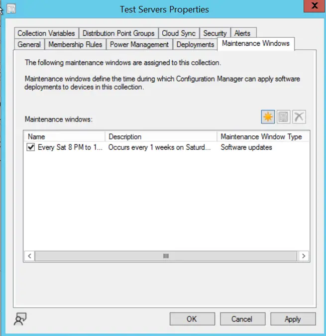 SCCM Maintenance Windows | C configuration Manager  | ConfigMgr
