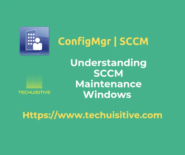 ConfigMgr SCCM Techuisitive