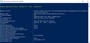Export and Import Device Compliance Policies in Intune - Techuisitive