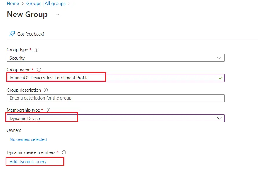 Azure AD dynamic group