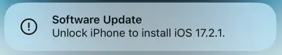 Intune iOS Updates notification