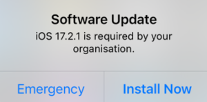 Manage iOS Updates on Supervised Devices through Intune - Techuisitive