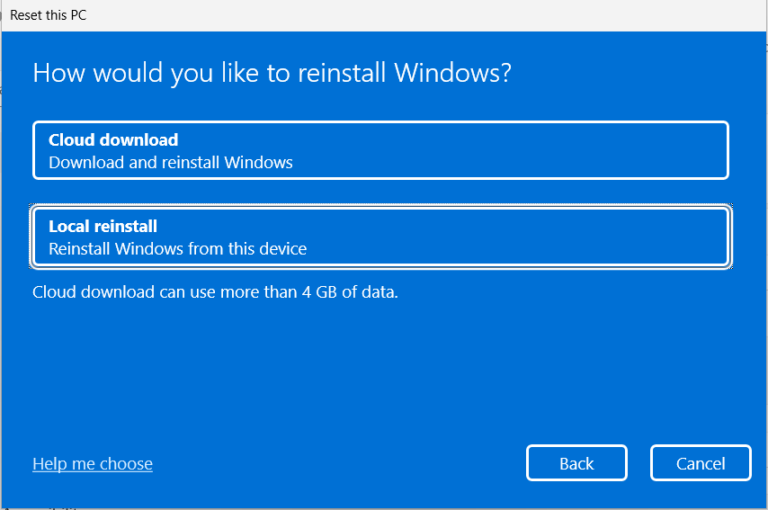 Pc Default How to Reset a Windows 11 PC to Factory Settings - Techuisitive
