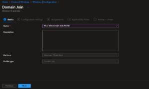Create an offline domain join configuration profile in Intune ...