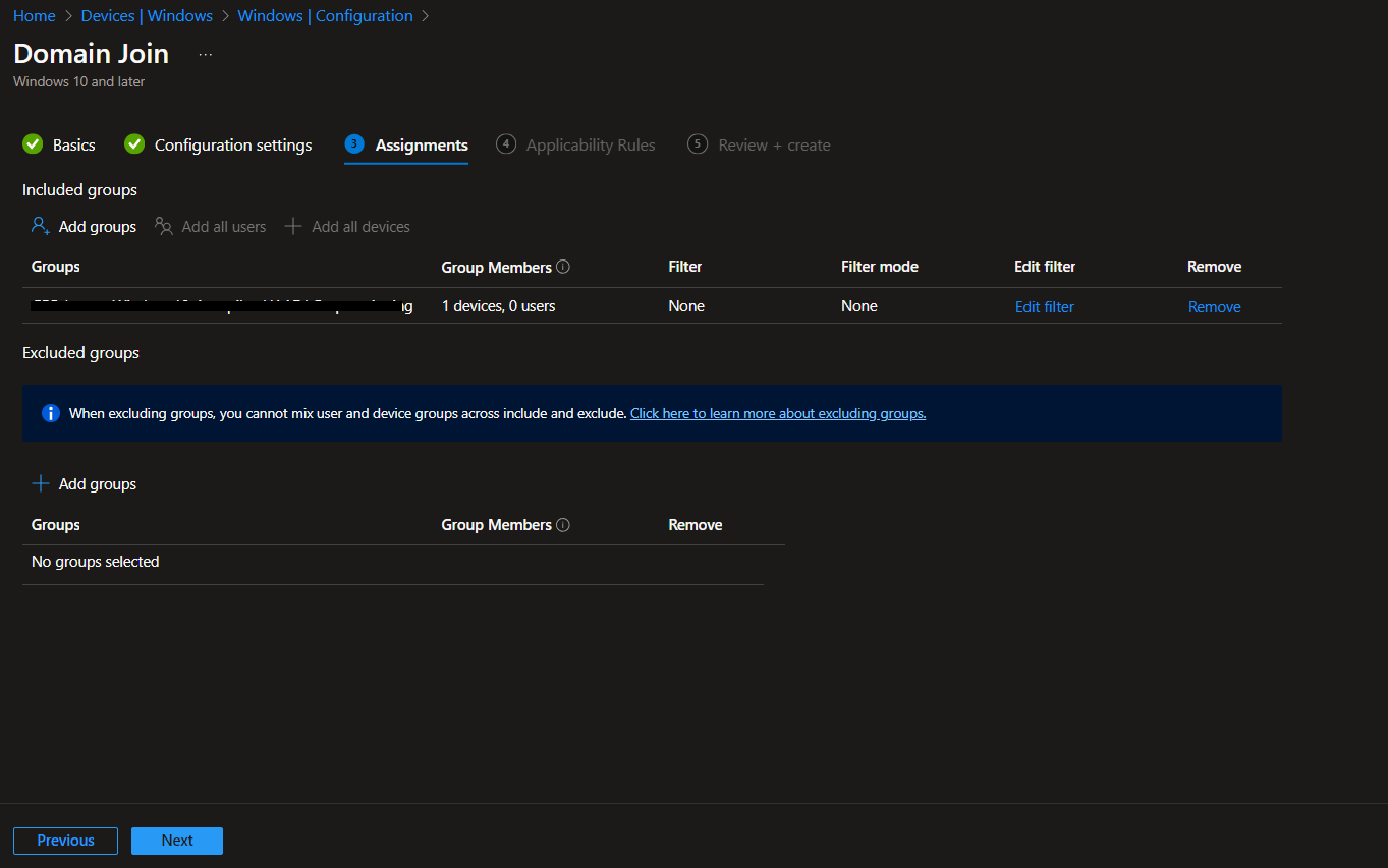 Create an offline domain join configuration profile in Intune ...
