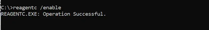 reagentc /enable