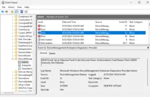Autopilot Device Preparation Error 80180003 - Techuisitive