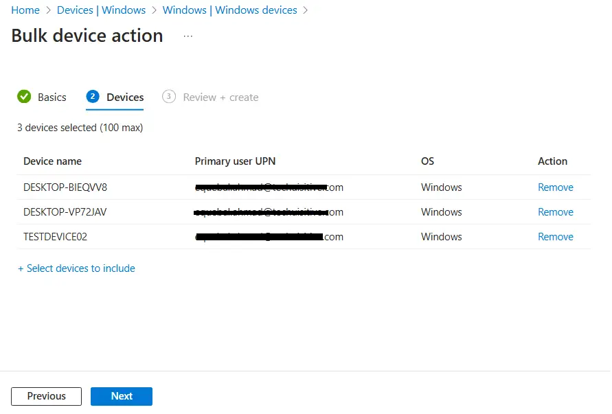 How to bulk rename devices from Intune