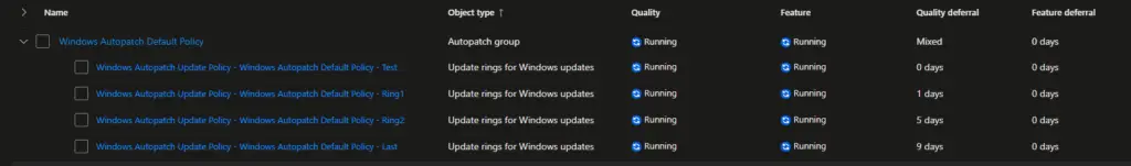Windows autopatch update rings