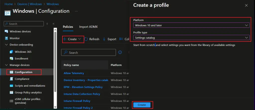 Intune Copilot policy | Disable Copilot Windows 11 | Intune Settings Catalog Copilot