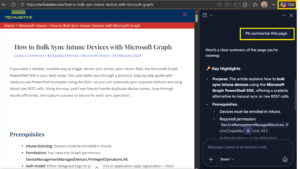 How to Allow Copilot in Microsoft Edge Using Intune - Techuisitive