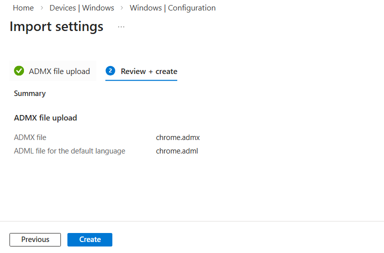 How to Import Google Chrome ADMX in Intune to enable Single sign on (SSO)