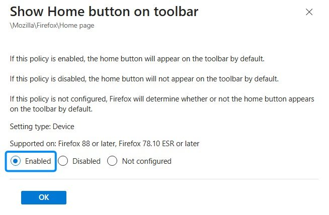 Show home button on toolbar